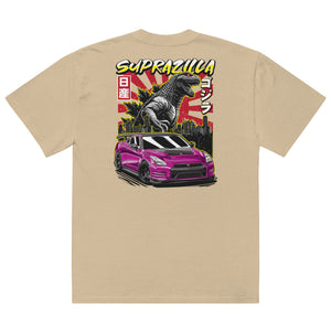 Oversized Yellow Godzilla T-Shirt